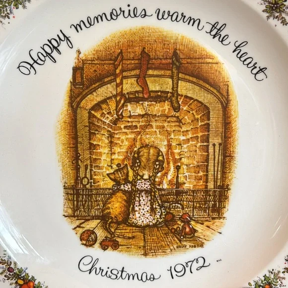 Holly Hobbie Christmas Plate - Picture 3 of 8